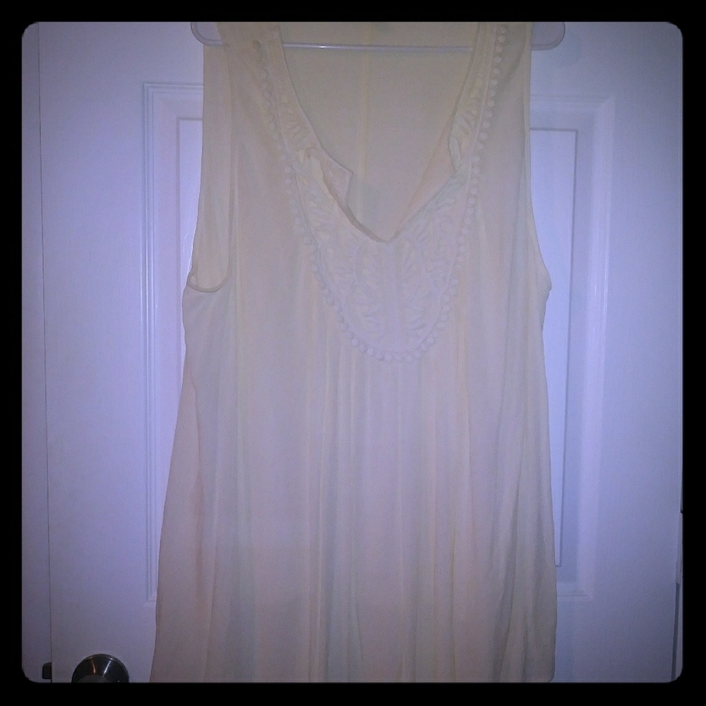 vintage style white shirt.